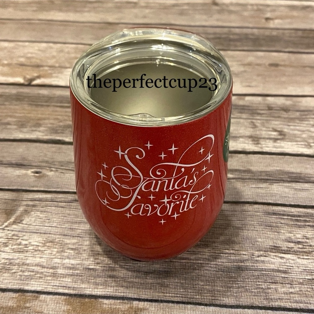 “Santa’s Favorite” Stainless Steel Wine Tumbler